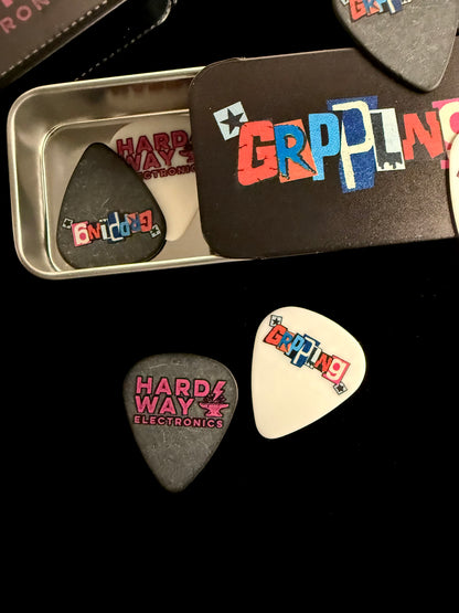 hWe x GRPPLNG Collectible Pick Tin and Picks